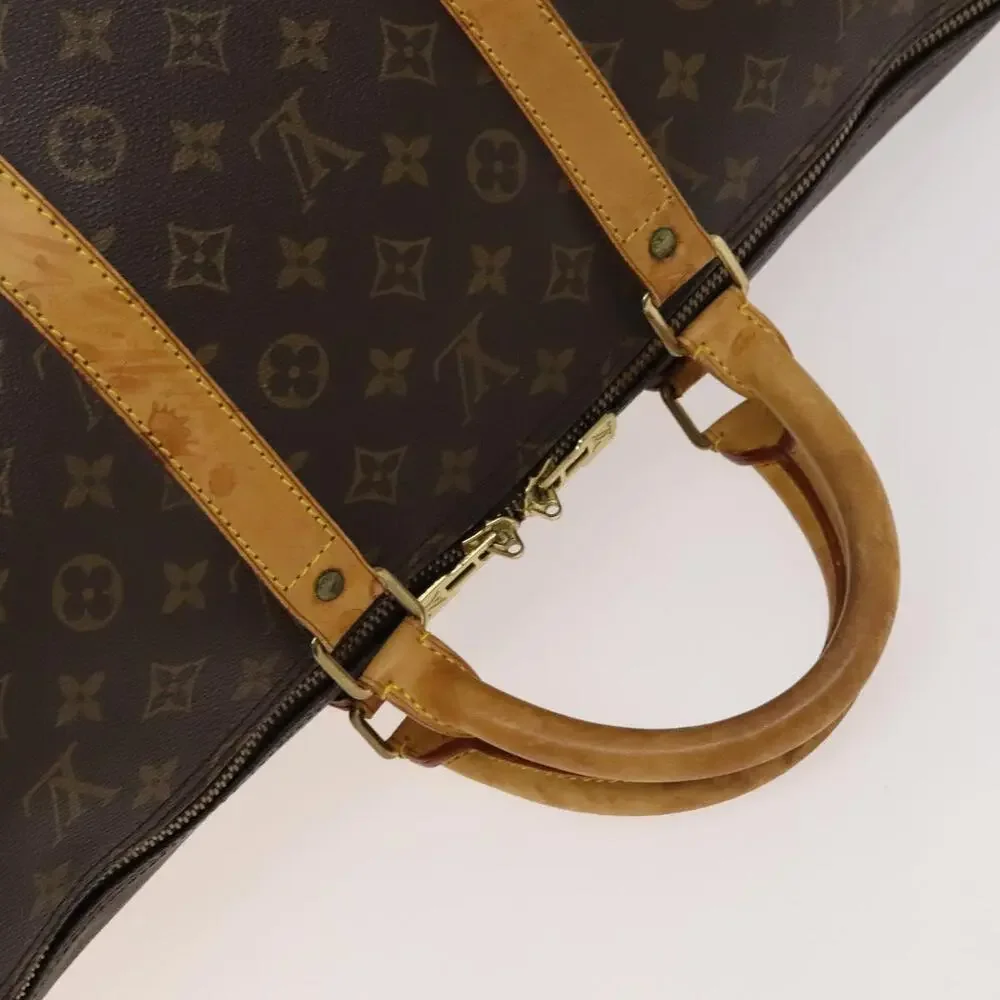 LOUIS VUITTON Monogram Keepall 55 Boston Bag M41424